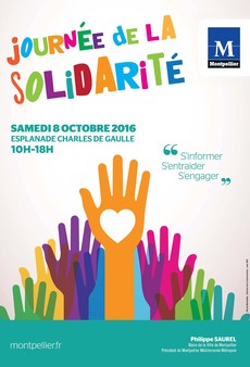 La Ville organise une journée de la Solidarité à Montpellier Samedi 8 octobre