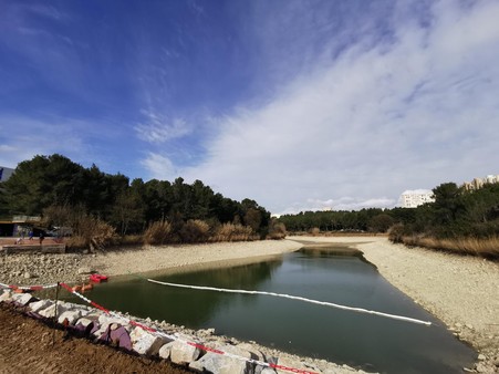 La Ville de Montpellier et Montpellier Méditerranée Métropole font un point sur les aménagements du barrage du lac des garrigues – Quartier Mosson