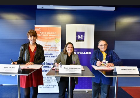 Signature de la convention "Urgence toilettes" : Montpellier s’engage pour un meilleur accès aux toilettes des adhérents de l'Afa Crohn RCH France
