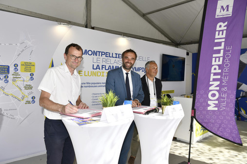 La ville et la métropole de Montpellier signent une convention avec la fédération française de cyclisme (FFC) jusqu'à fin 2026