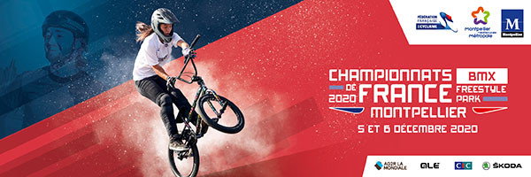 2ème édition des Championnats de France BMX Freestyle Park à Montpellier les 5 et 6 décembre
