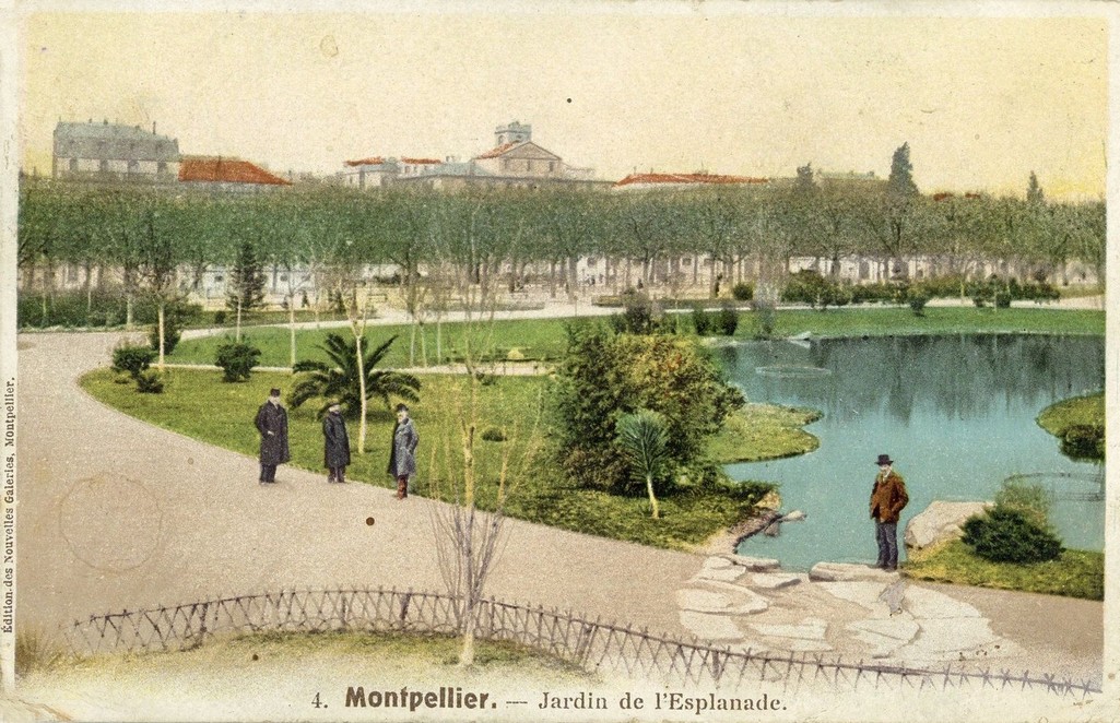 Jardin de l'Esplanade, vers 1900. AMM, carte postale, 6Fi905-1 