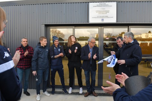 La Ville de Montpellier a inauguré le nouvel espace de réception du stade Sabathé, quartier Croix d'Argent