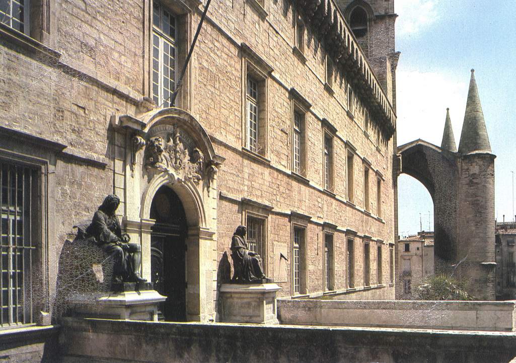 Faculté de médecine, cathédrale Saint-Pierre, vers 1900, 6Fi 425