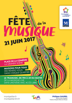 Montpellier fête les musiques le 21 juin 