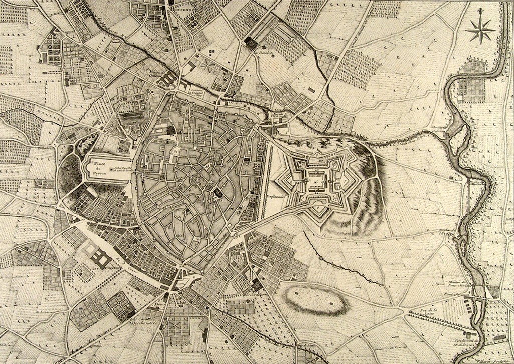 Plan de Montpellier et de la Citadelle. AMM, AVM096