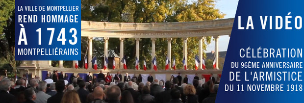 VIDEO : Montpellier rend hommage à ses 1743 « enfants » morts pour la France en 1914-1918