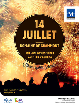 Fête Nationale du 14 juillet au Domaine de Grammont
