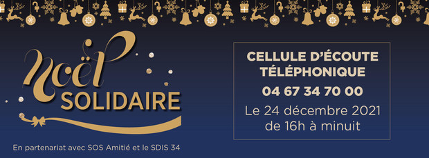 Noël Solidaire : mise en place d'une cellule téléphonique d’écoute les 24 & 31 décembre