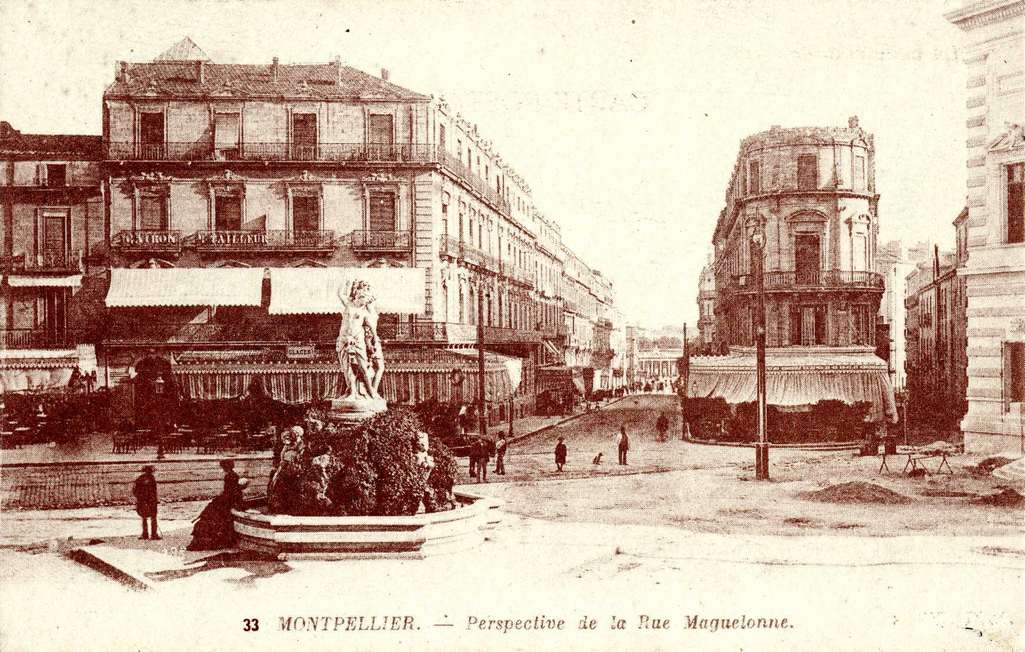 Place de la comédie, vers 1900, 6 Fi 234
