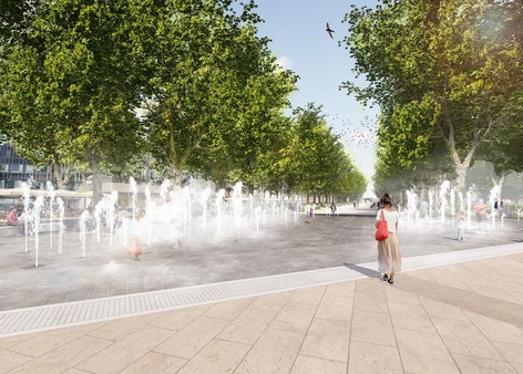 Comédie Esplanade : les travaux de la future « porte d’eau » s’engagent à partir du 3 janvier 2024