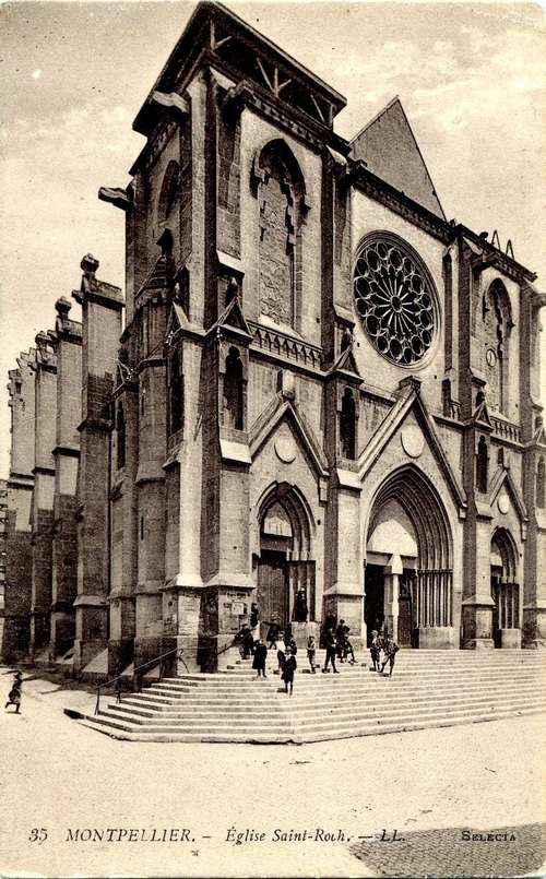 Eglise Saint-Roch, vers 1900, 6Fi 653