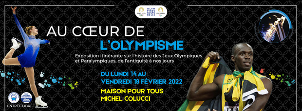 Exposition itinérante "Au cœur de l'Olympisme" à la Maison pour Tous Michel Colucci