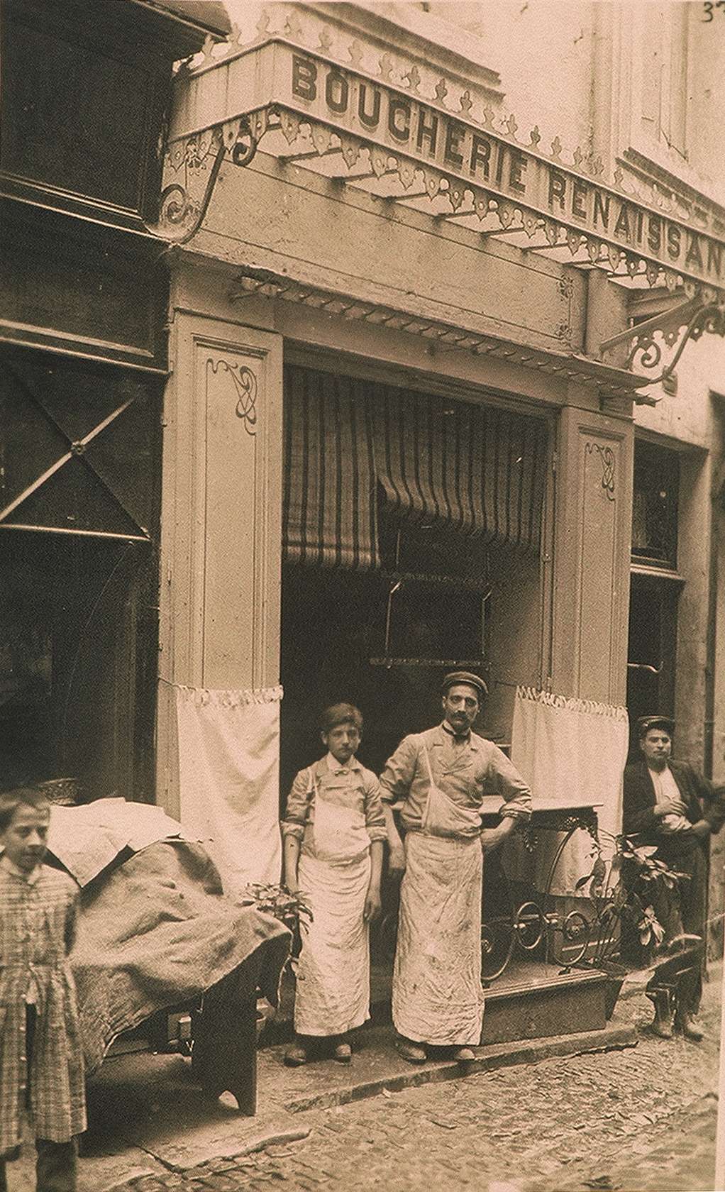 Boucherie Rennaissance, photographie autour de 1900. Archives de la ville de Montpellier