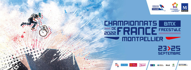 Les championnats de France de BMX freestyle vous donnent rendez-vous du 23 au 25 septembre 2022 au domaine de Grammont ! REPORTE