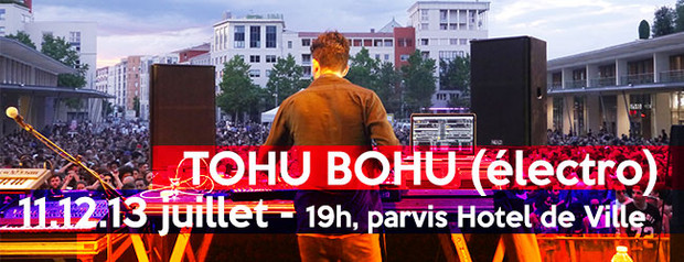 L'électro du ToHu-Bohu du 11 au 13 juillet 2016
