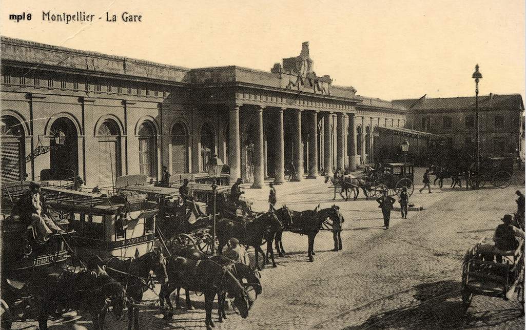 Gare Saint-Roch, vers 1900, 6Fi 201 