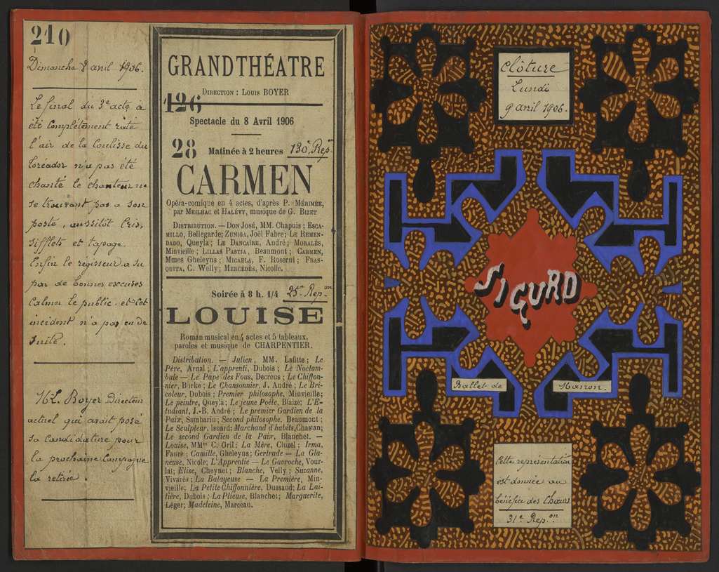 Carmen, le 8 avril 1903. AMM, collection Gilles 9S15 057