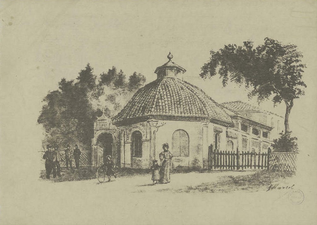 Le pavillon de l'Esplanade par Eouard Marsal, XIXe s. MMM, EstL0467