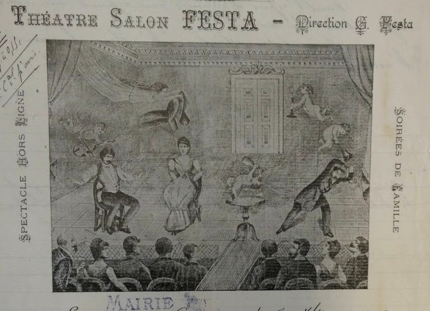 Spectacle du Dr Festa, 1903. AMM, série F