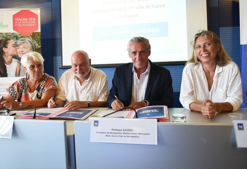 La Ville de Montpellier a signé la charte « Ville aidante Alzheimer »
