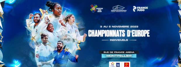 Montpellier accueille les championnats d’Europe de judo du 3 au 5 novembre 2023 à la Sud de France Arena 