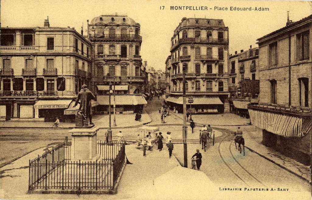 Place Edouard Adam, vers 1900, 6Fi 65