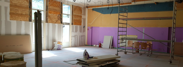 Rentrée des classes 2023 : visites de chantiers des écoles Jeanne Moreau, Marc Bloch, Berthe Morisot et ancien conservatoire