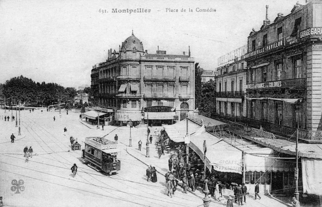 Place de la Comédie, vers 1900, 6Fi 553