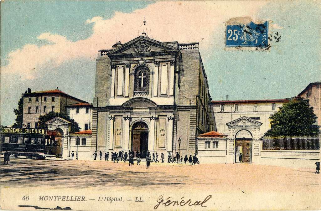 Hôpital général, vers 1900, 6Fi 880