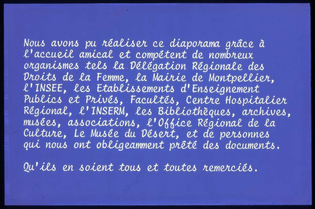 Diaporama UFCS, millénaire Ville de Montpellier, 1985. AMM, 42 S 1
