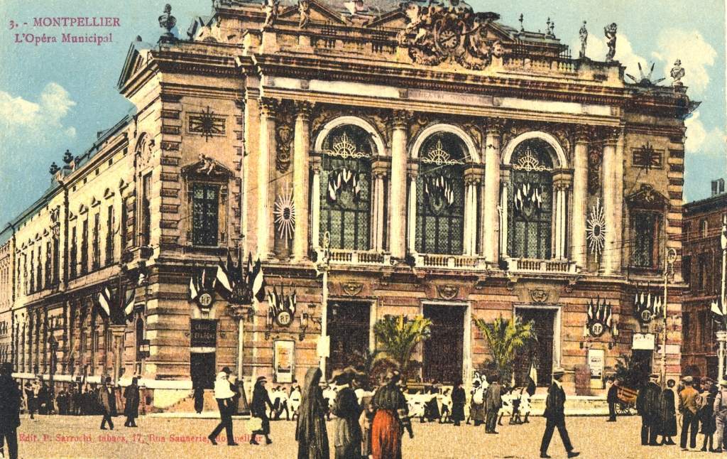 Théâtre municipal, vers 1900, carte postale, AMM, 6Fi242
