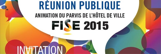 Réunion publique animation du parvis de l'Hôtel de ville - FISE 2015