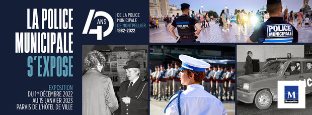 Exposition : 40e anniversaire de la Police Municipale jusqu'au 15 janvier 2023