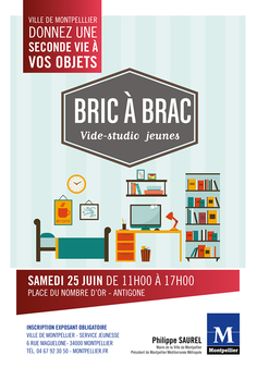 « Bric à Brac, le vide-studio des jeunes » est de retour à Montpellier