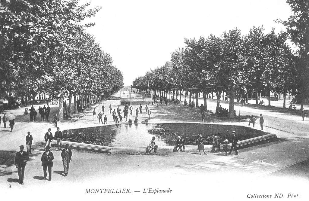 L'Esplanade, vers 1900. AMM, carte postale, 6Fi533