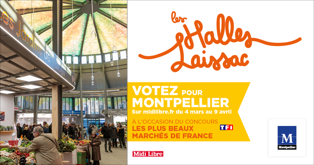 Votez pour les Halles Laissac sélectionnées pour le concours du plus beau marché de France