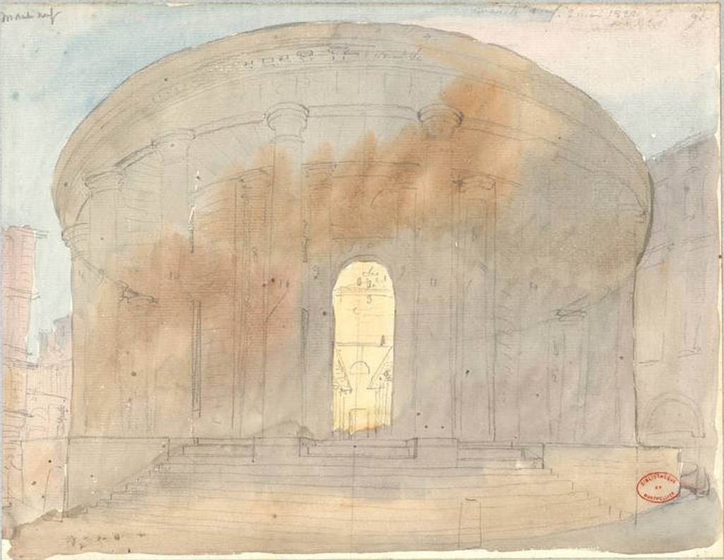 Marché neuf, Jean-Marie Amelin, 1820. Médiathèque centrale Emile Zola-MMM, estampe, 1652RES-Vol1-151