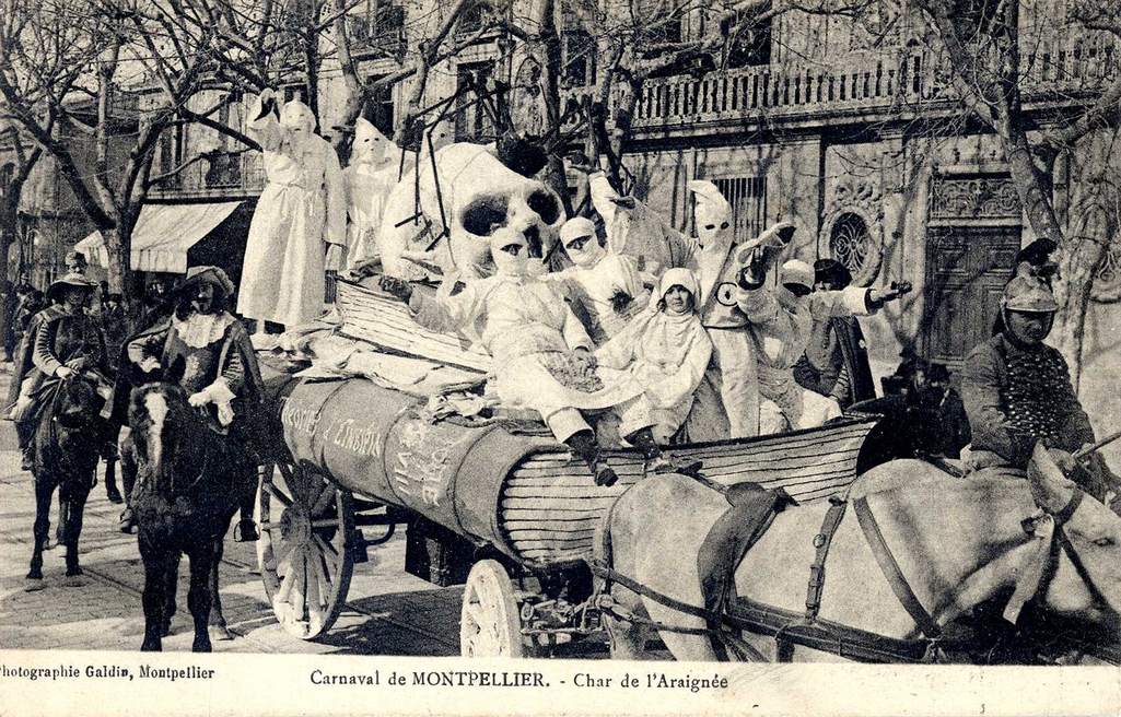 Carnaval char de l'araignée, vers 1900, 6Fi 687