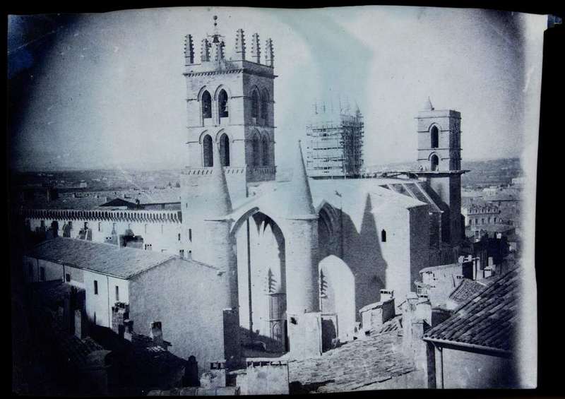 Cathédrale Saint Pierre, échaffaudages, H. Bouschet, 1850