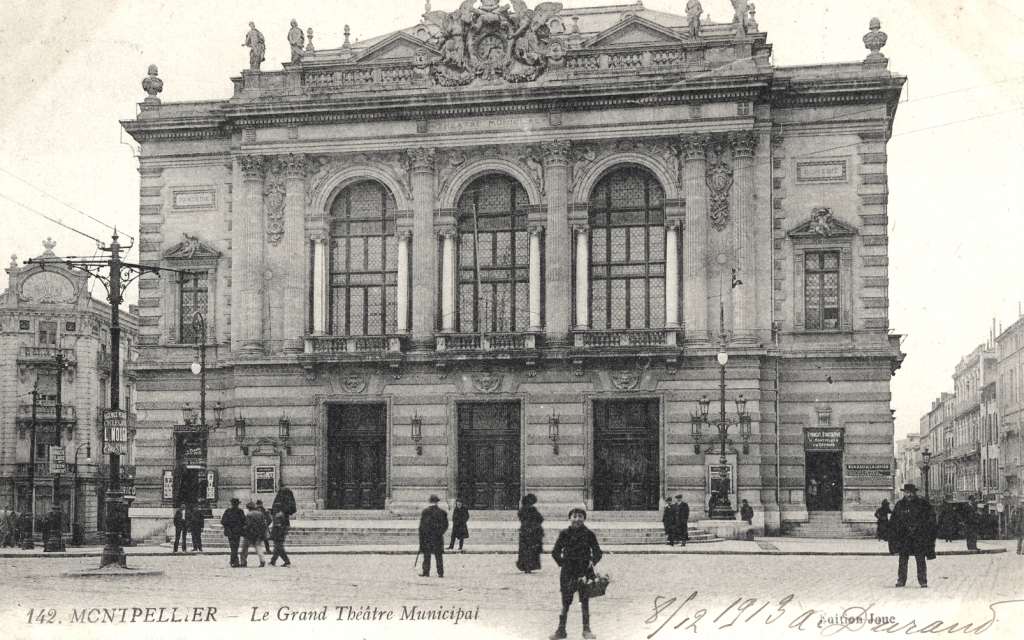 Théâtre municipal, vers 1900, carte postale, AMM, 6Fi258