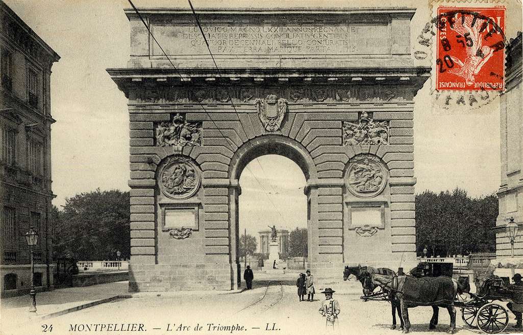 Arc de triomphe, vers 1900, 6Fi888