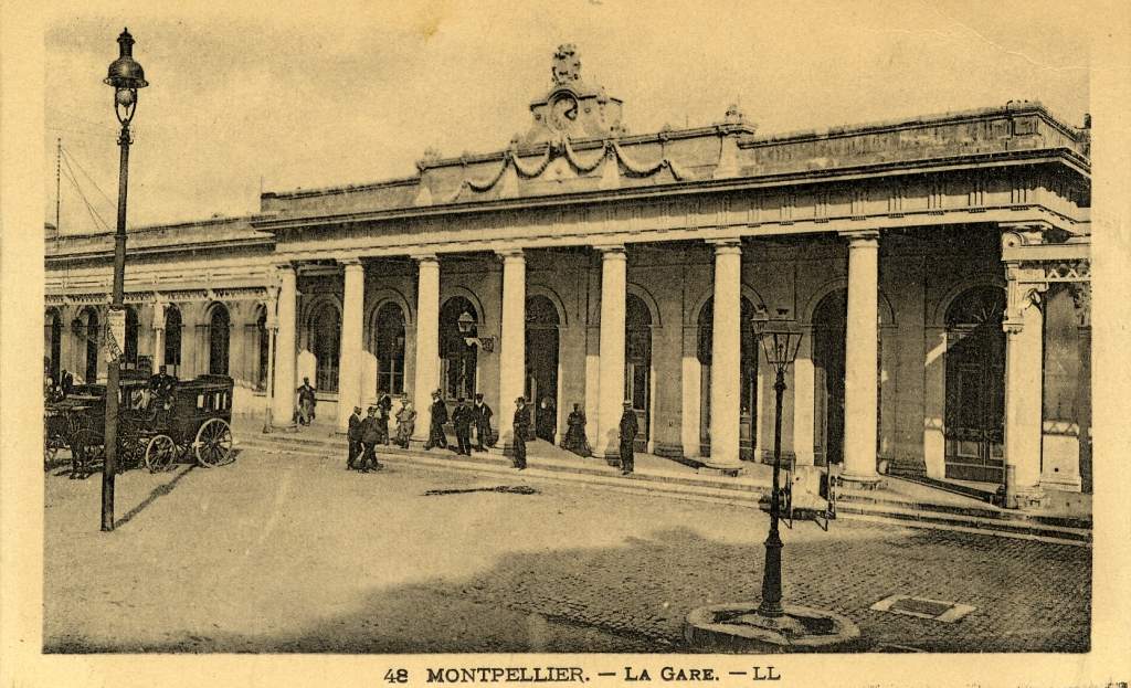 Gare Saint-Roch, vers 1900, 6Fi 204