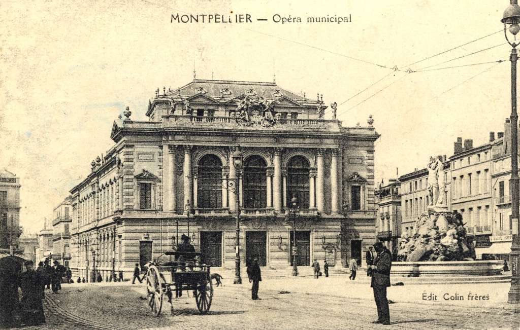 Théâtre municipal, vers 1900, carte postale, AMM, 6Fi256