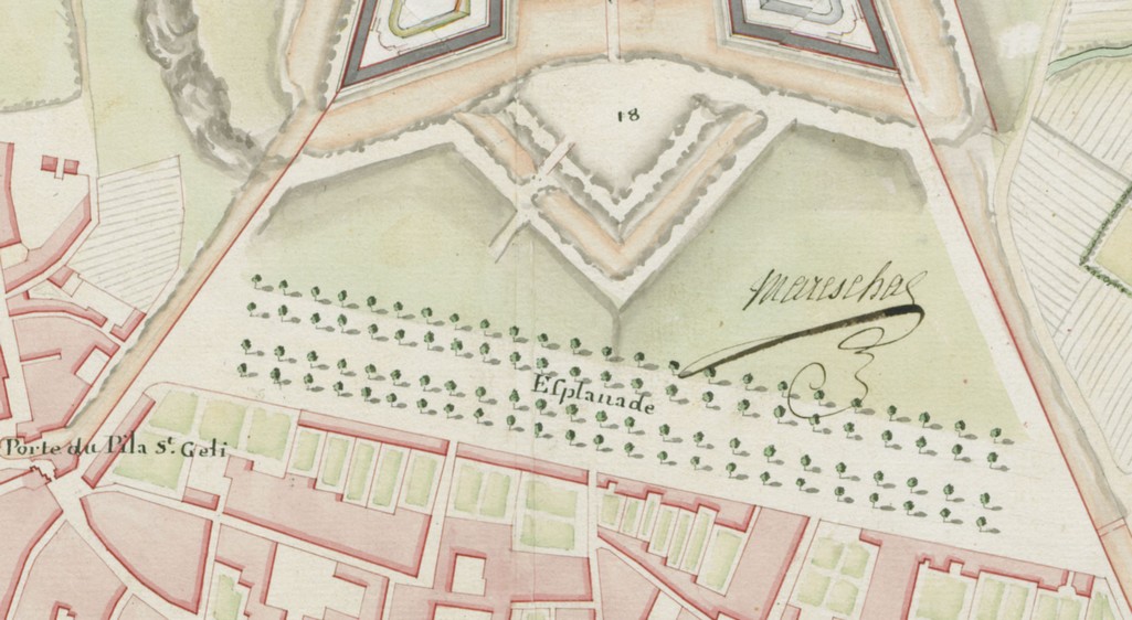 Plan Citadelle, Mareschal Jacques, 1787. MMM, btv1b55004074r, détail