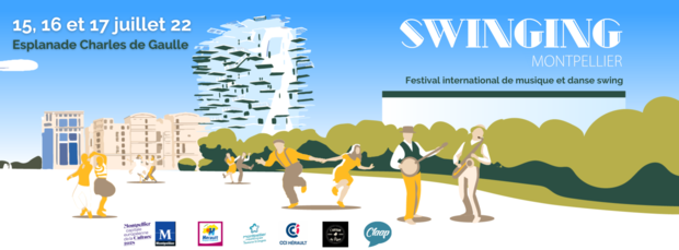 Swinging Montpellier, le festival international de musique et de danse Swing, revient du 15 au 17 juillet 2022 !