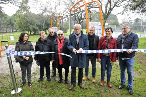 La Ville de Montpellier a inauguré les nouveaux aménagements sportifs du parc de la Rauze dans le quartier Près d'Arènes